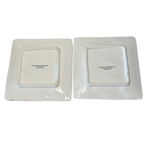 Boston Warehouse Trading Co. 2007 Frosting Appetizer/Desert Plate Set of 2 - Picture 7 of 7